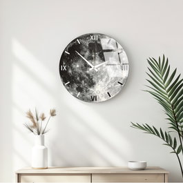 Wallity Reloj de Pared Decorativo de Cristal Multicolor 40 cm